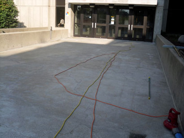 Flooring coating before